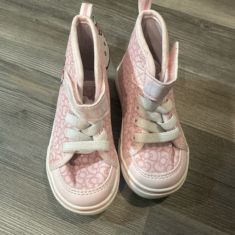 Hello Kitty Toddler Pink High-Top Sneakers
